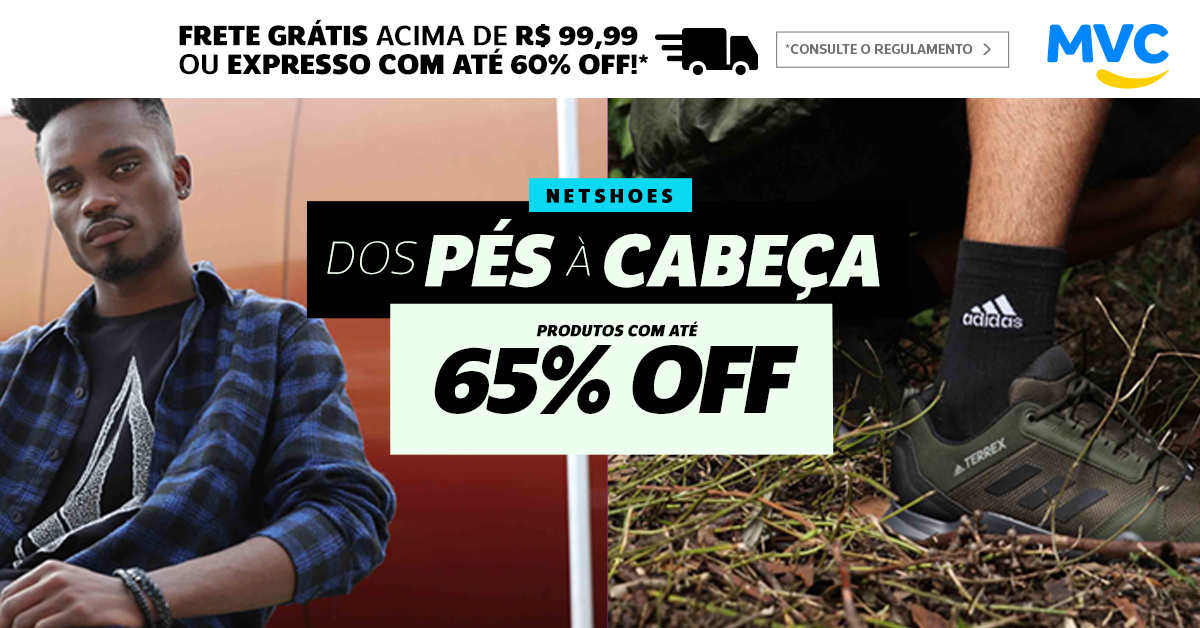 Produtos para te vestir dos pés à cabeça? Tem aqui!