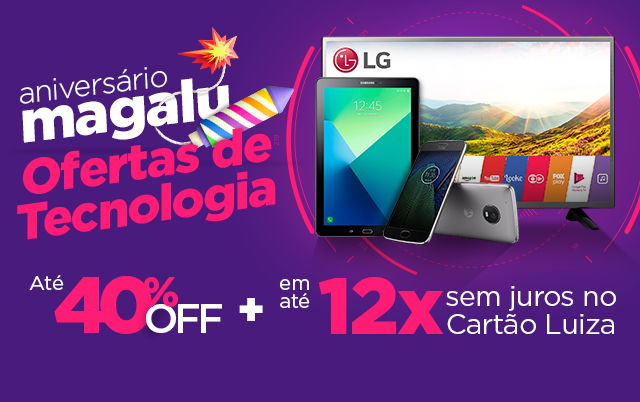 Se você procurava OFERTAS, aqui tem TECNOLOGIA com até 40%OFF!